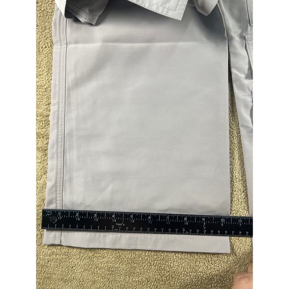 NWT Nova Men Relaxed Flare 8 Pockets Cargo Pants, Gray, Size: Large - Picture 6 of 11